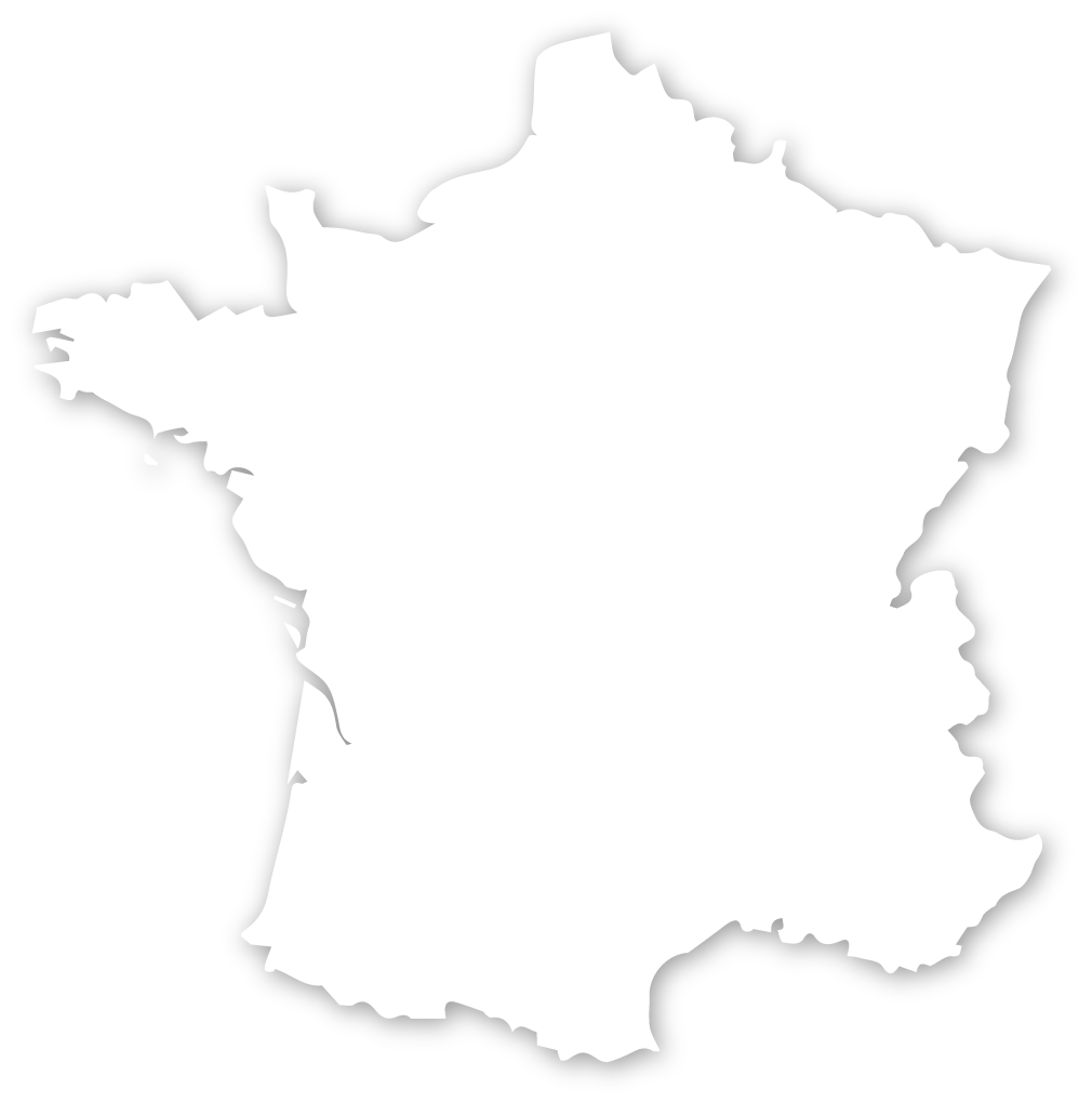 Carte de La France Blanche