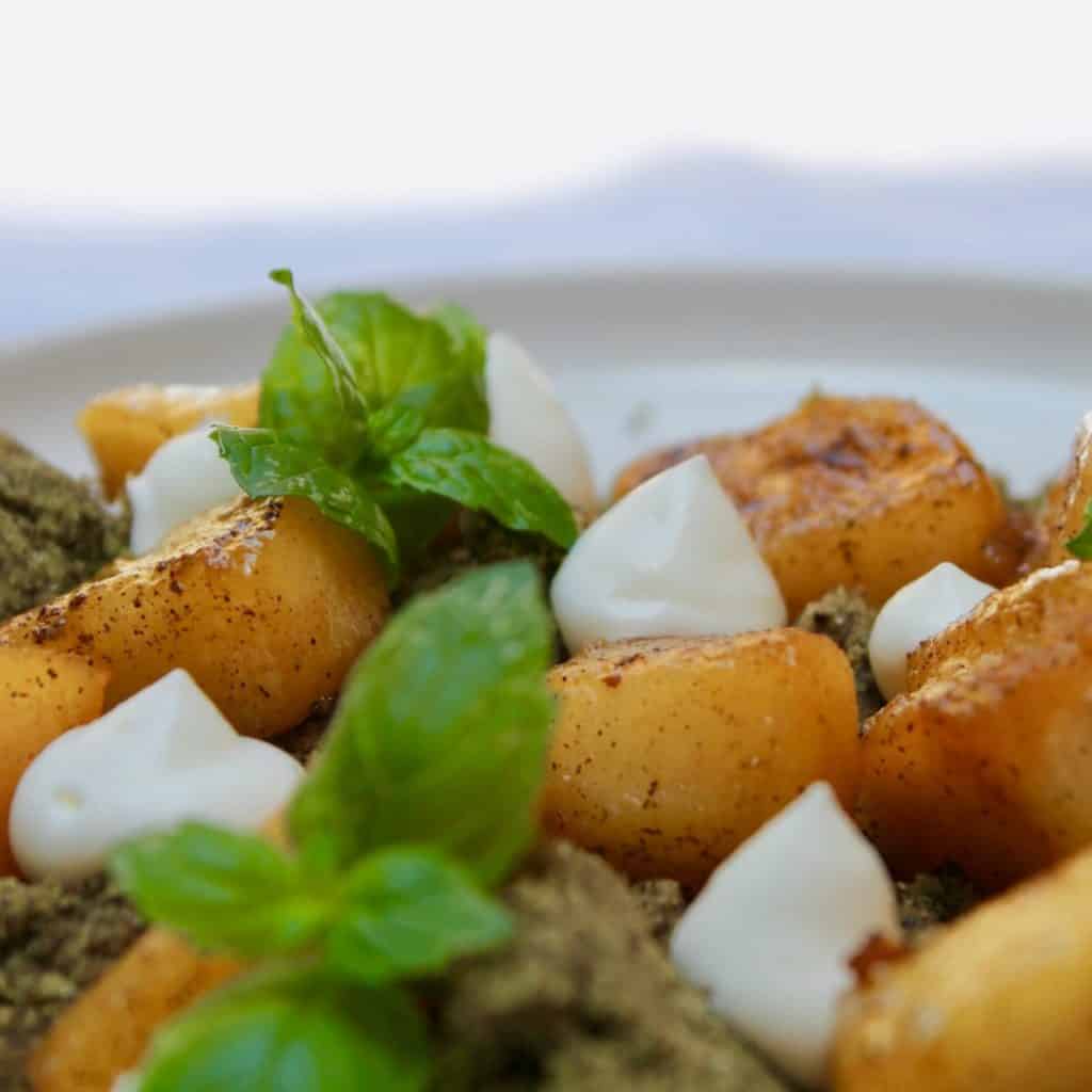 Crumble aux pommes au CBD