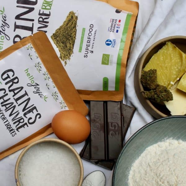 Ingredients cookies au CBD